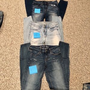 America Eagle skinny jeggings